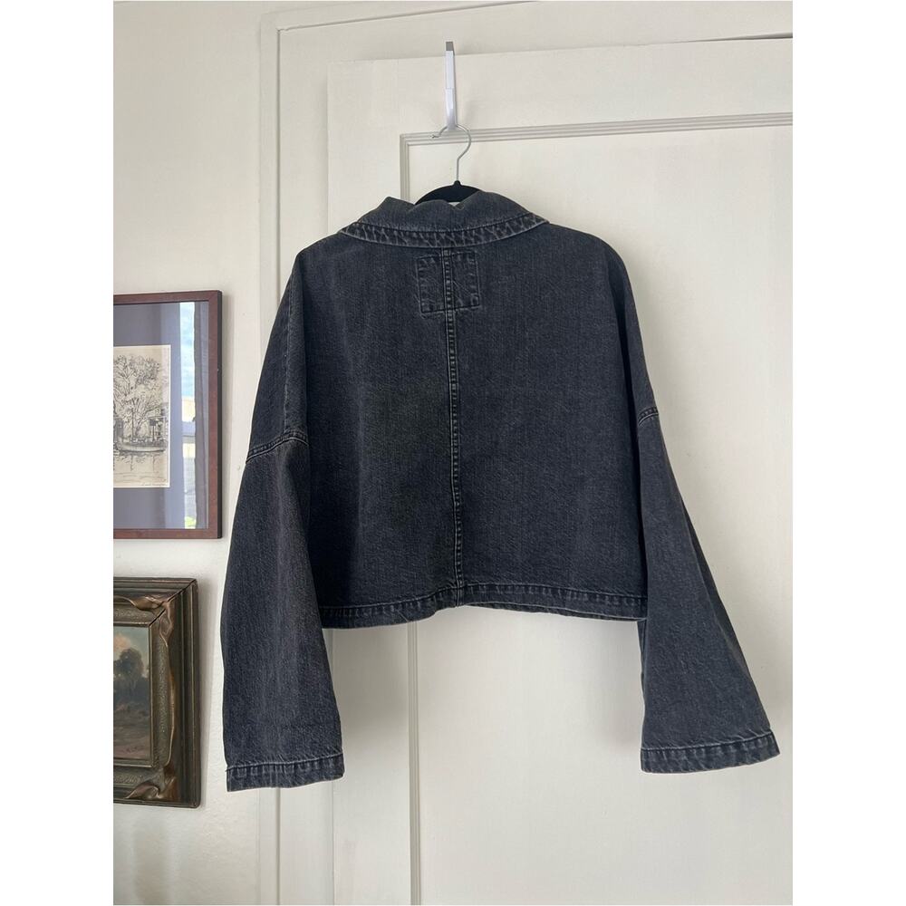 Rachel Comey Algardi Washed Black Denim Jacket - Picture 6 of 9